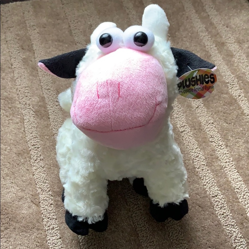 Stuffed Cow Toddler Purse